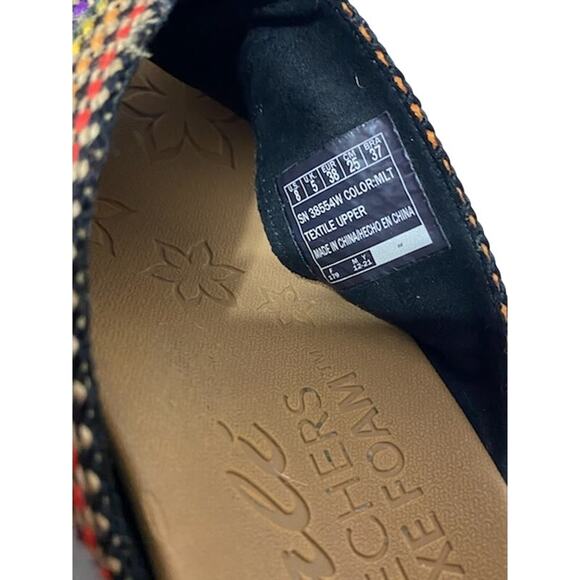 CALI SKECHERS Luxe Foam Women's 8 Beverlee Delighted Wedge Sandals Comfort Shoes - Picture 5 of 7